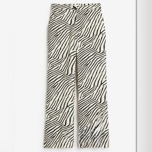 H&M Zebra Print Flared Pants - Sz 14